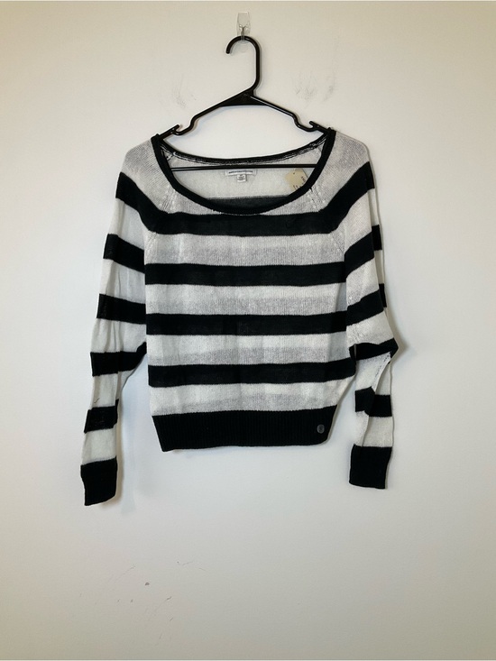American Eagle Outfitters Sweaters - NWT American Eagle Black White Striped Knit Sweater Small